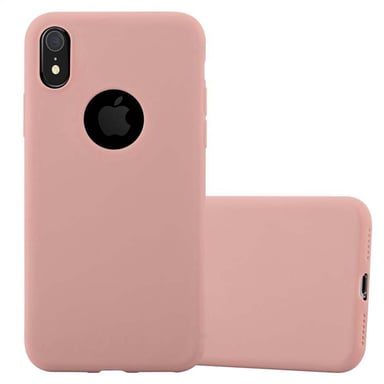 Coque pour Apple iPhone XR en CANDY ROSE VIF Housse de protection Étui en silicone TPU flexible