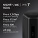 NETGEAR Nighthawk RS300 router inalámbrico Gigabit Ethernet Tribanda (2.4 GHz / 5 GHz / 6 GHz) Negro