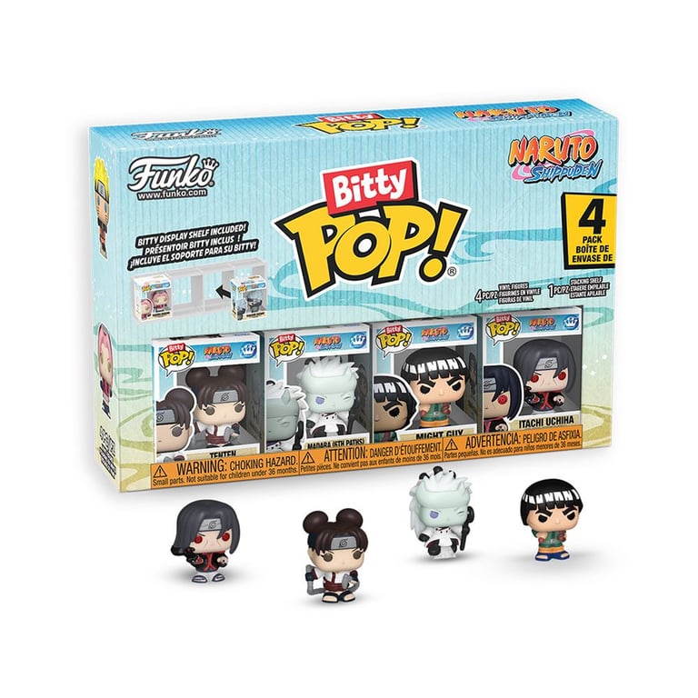Pack 4 Figurines Funko Bitty Pop Naruto Shippuden Modèle aléatoire - vue 3