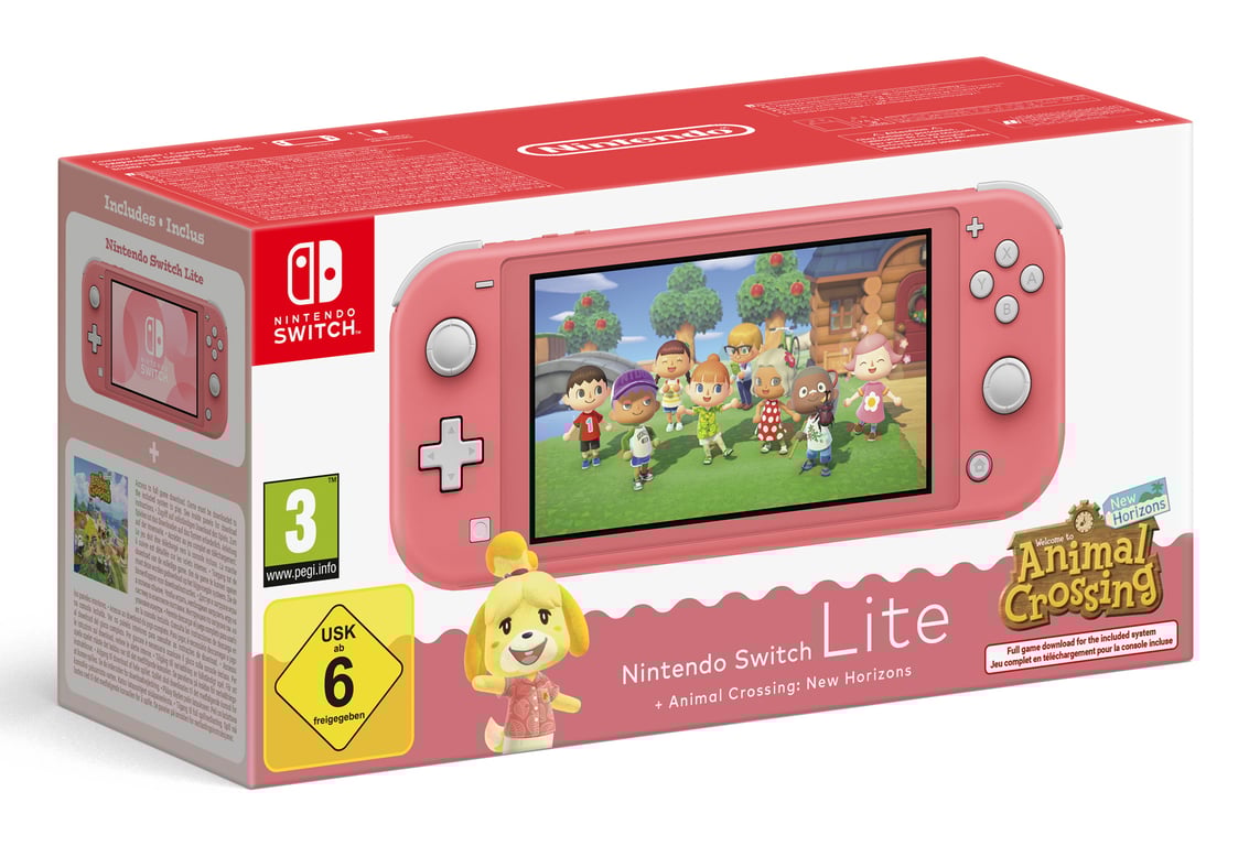 Console Switch Lite Animal Crossing New Horizons NINTENDO - vue 7