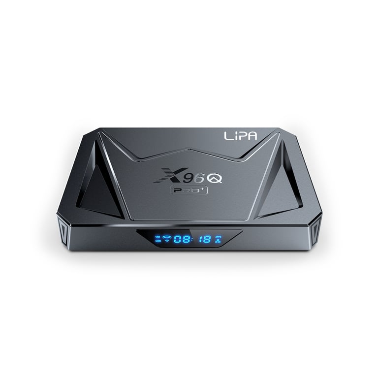 Lipa X96Q Android TV Box 4 Android 14 Lecteur multimédia pour TV Streamer multimédia Boîtier TV Android Neuf