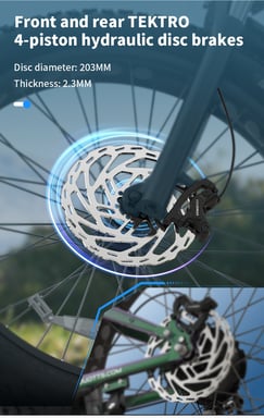 Bicicleta eléctrica DUOTTS-E26 Batería Samsung de 48 V y 20 Ah Bicicleta eléctrica con cambio de color dinámico Potente motor Bafang Sistema de cambio SHIMANO de 8 velocidades Bicicleta eléctrica de montaña