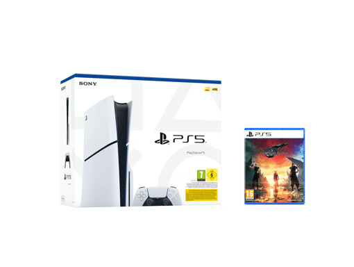 Pack PS5 Slim & Final Fantasy VII Rebirth - Console de jeux PlayStation 5 Slim 1 To (Standard)
