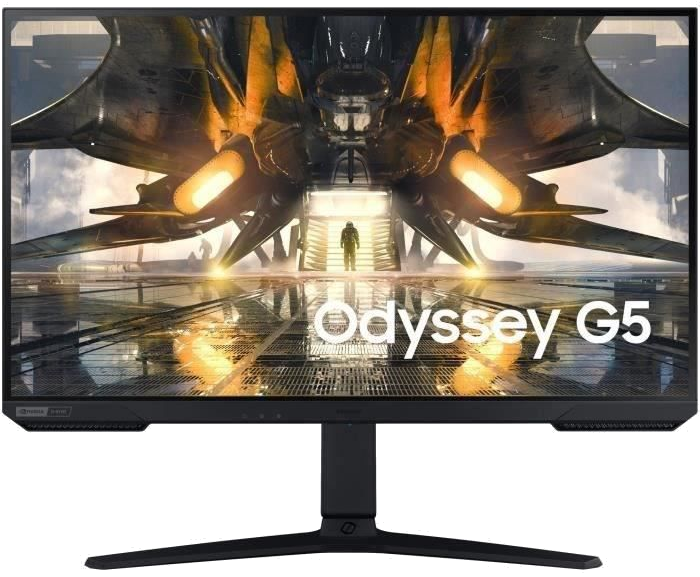 Ecran PC Gamer - SAMSUNG ODYSSEY G5 - LS27AG500NUXEN - 27 WQHD - Dalle IPS - 1ms - 165Hz - FreeSync 
