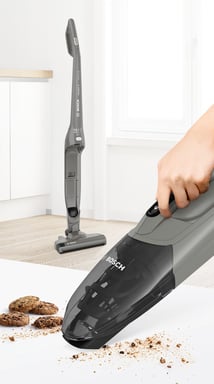 Aspirapolvere Bosch Serie 2 BBHF214G scopa elettrica e scopa Aspirapolvere 2 in 1 Batteria Secco Senza sacco Grigio