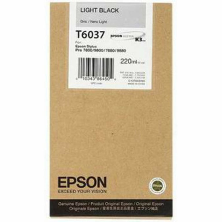 Epson InkT603700 220ml LBK - vue 8