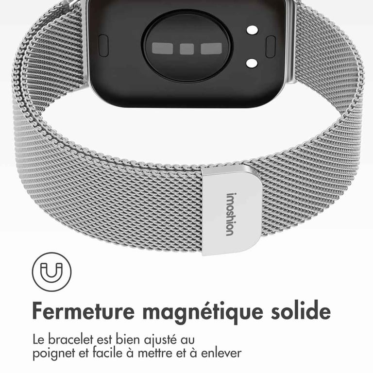 Bracelet Huawei Watch Fit 3 Magnétique milanais - vue 6