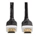 Cable HDMI de alta velocidad, Ethernet, dorado, doble blindaje, negro, 5,00 m