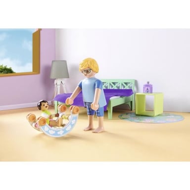 71609 Chambre de parents avec berceau suspendu, Maison d'architecte, My Life, 50 pieces, Des 4 ans