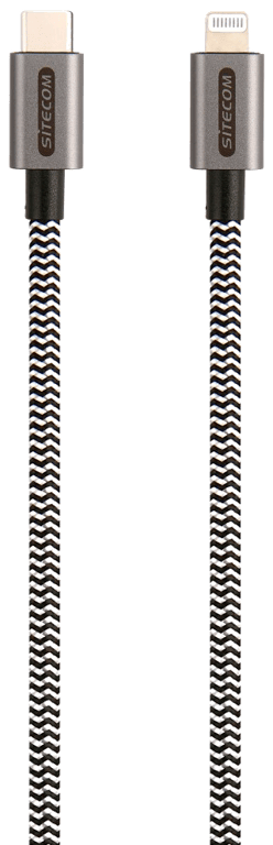 Câble USB 2.0 - USB-C/Lightning Plaqué or 2,00m CA-037