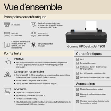 Stampante HP Designjet T230 da 24 pollici edizione 2025