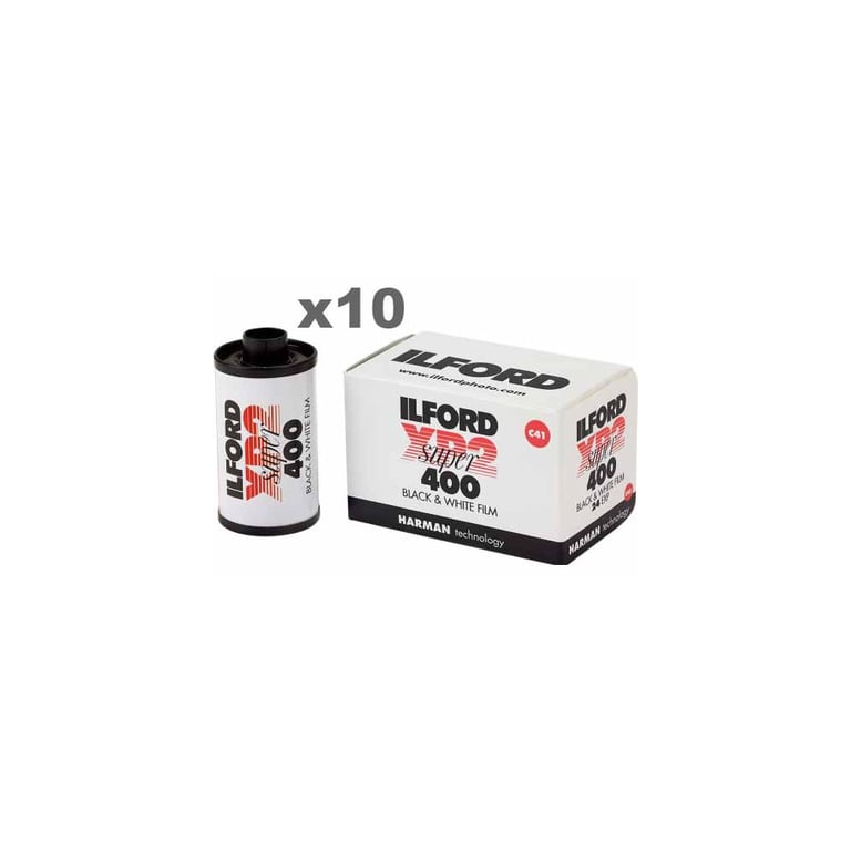 Ilford Film Argentique Pack 10 Xp 2 Super 135-24 - vue 2