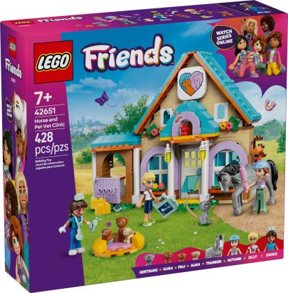 Lego Friends La Clinique Vétérinaire Pour Chevaux Et Animaux De Compagnie 42651 Lego La Boite - vue 2
