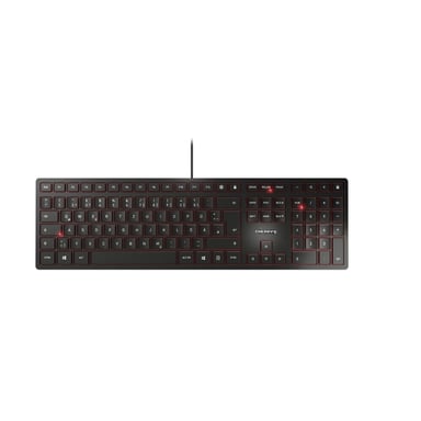 CHERRY KC 6000 SLIM teclado USB Nórdico Negro