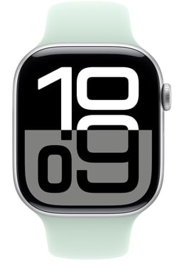 Apple Cinturino Sport acquamarina [46 mm] - M/L (46MM AQUAMARINE - SPORT BAND - M/L)