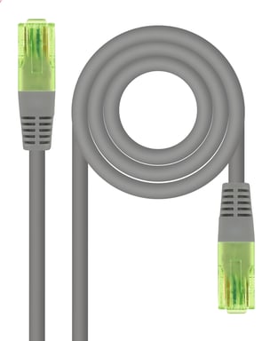 Nanocable Cable de Red Latiguillo RJ45 CAT.6 UTP AWG26 CCA, Gris, 30 m
