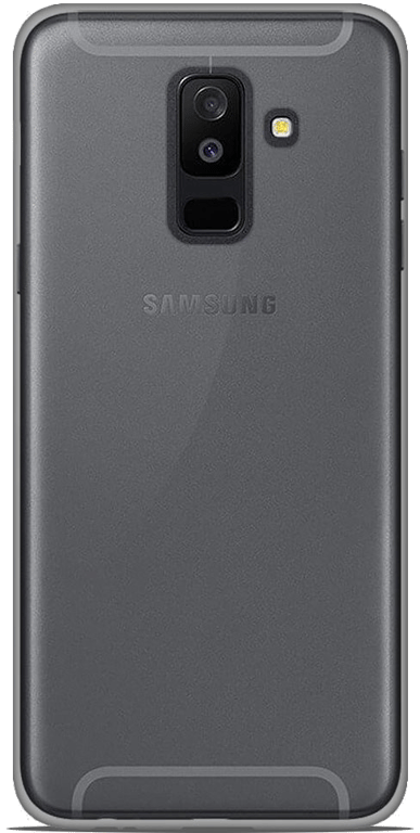 Coque silicone unie compatible Transparent Samsung Galaxy A6 Plus 2018