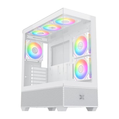 Alphard Arctic - Caja sin fuente de alimentación, formato E-ATX - Blanco