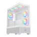 Alphard Arctic - Caja sin fuente de alimentación, formato E-ATX - Blanco