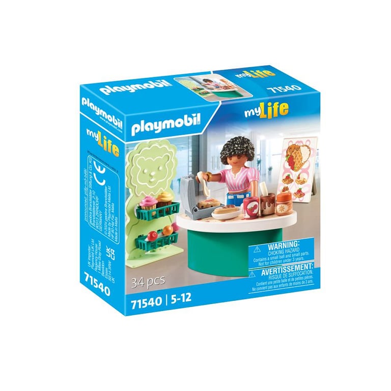 Jeux D'imitation Stand De Gaufres Playmobil La Boite - vue 2