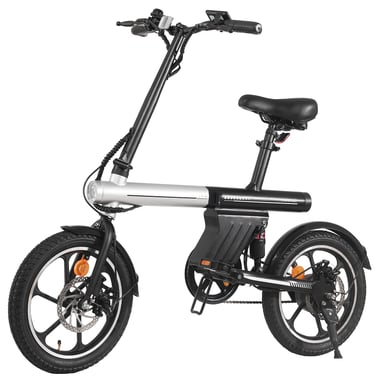 Bicicleta eléctrica plegable AVDL A11, batería de 36 V y 12,8 Ah, frenos de disco hidráulicos, 16 pulgadas
