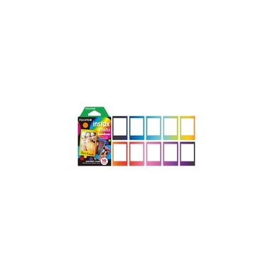 Fujifilm Modello del prodotto: Carta fotografica Mini monopack Rainbow 10 pezzi