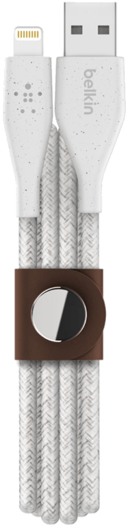 Câble DuraTek USB-C vers Lightning (3m), Blanc