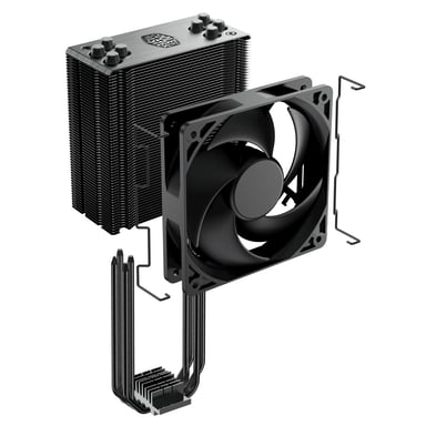 Cooler Master Hyper 212 Black Edition Processor Cooler 12 cm Nero