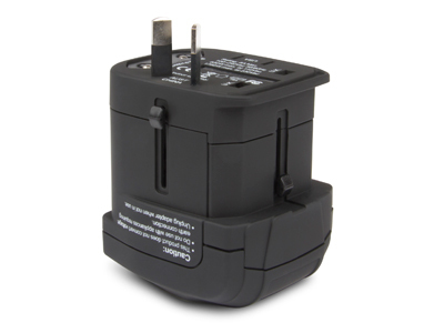 Hamlet XPW2UTRAVEL cargador de dispositivo móvil GPS, Teléfono móvil, MP3, MP4, Smartphone, Tableta Negro Corriente alterna Interior