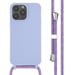 imoshion Coque en silicone avec cordon pour Apple iPhone 14 Pro Max - Violet