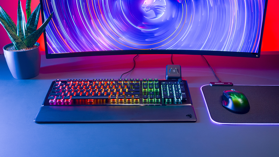 ROCCAT Vulcan II clavier Jouer USB AZERTY Français Neuf - vue 2