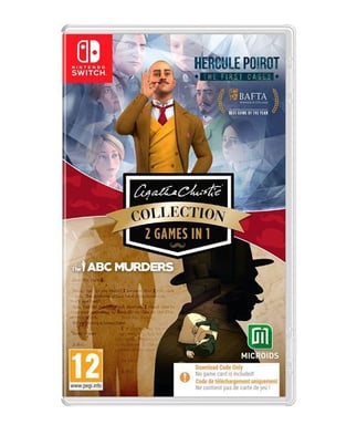 Bi-pack Agatha Christie Hercule Poirot Los casos del puño y Los asesinatos ABC Código en una caja Nintendo Switch