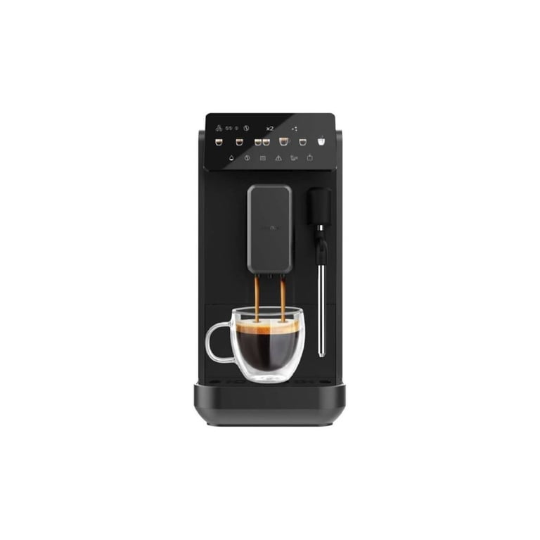 Machine à café broyeur automatique Cecotec Cremmaet Lungo Steam 19 bars 5 boissons Noir - Neuf