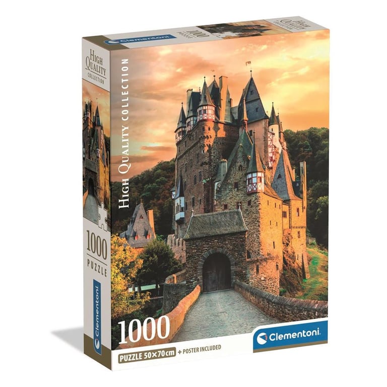 Puzzle 1000 pièces : Golden Hour au château d?Eltz Clementoni Puzzles - vue 10