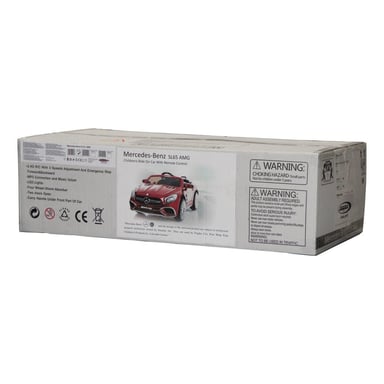 Mercedes-Benz AMG SL65 rojo 12V coche de pedales eléctrico con música integrada