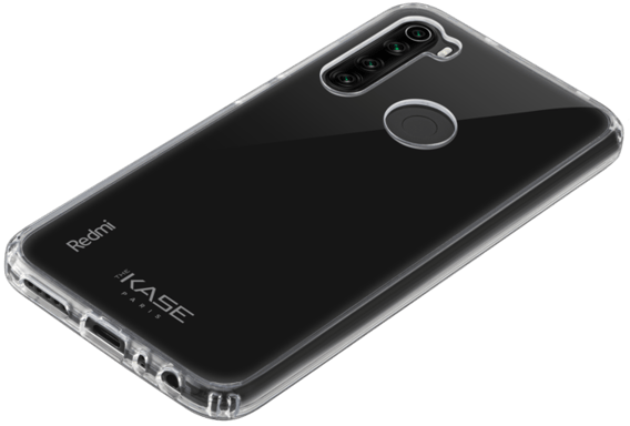 Guscio ibrido invisibile per Xiaomi Redmi Note 8, trasparente