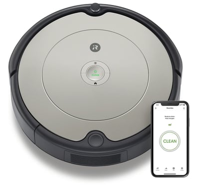 iRobot Roomba 698 aspiradora robotizada 0,6 L Sin bolsa Negro, Gris