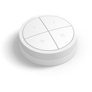 Interruptor de control remoto Tap Dial - Controla hasta tres habitaciones - Compatible con Alexa - Blanco