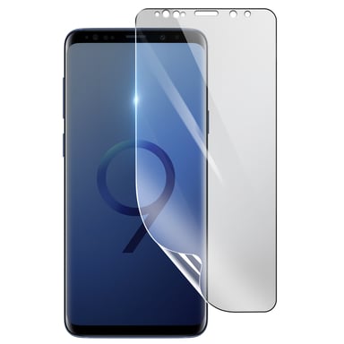 3mk Protector de pantalla de hidrogel antigolpes y antiarañazos para Samsung Galaxy S9 Transparente