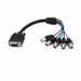 StarTech.com Cable de 30 cm Coaxial para Monitor HD15 VGA a 5 BNC RGBHV - Macho a Hembra