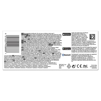 Spazzolino rotante oscillante per adulti Oral-B iO 9S Rosa, Bianco