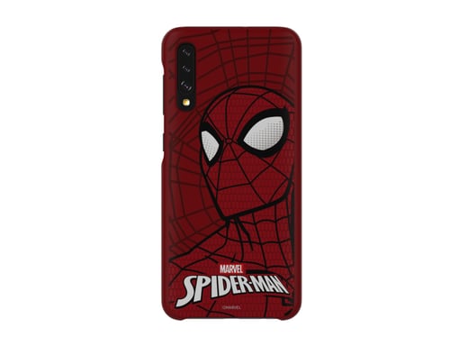 Coque Marvel Spider-Man Smart Cover pour Galaxy A50 Rouge