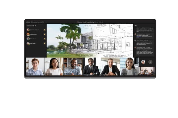 Avocor AVL-1050-T 5K touch tableau blanc interactif 2,67 m (105'') 5120 x 2160 pixels Acier brossé