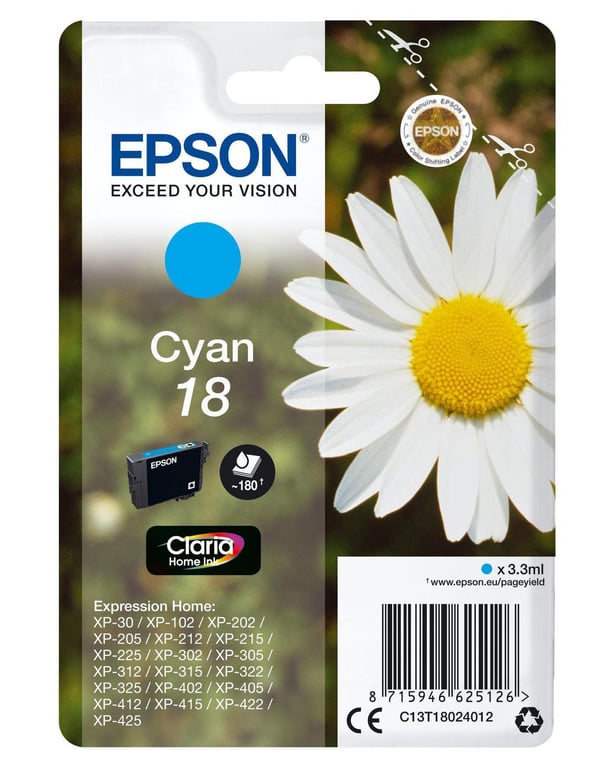 T18024012 INK CIANO CL.HOME 18 - Neuf