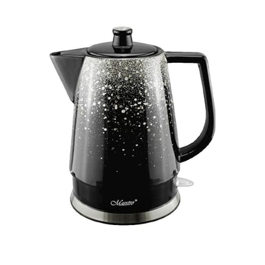 Hervidor eléctrico Maestro MR-074-SILV 1,5 L 1500 W negro/plata