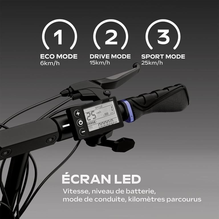 Trottinette Électrique Urbanglide E-Cross Pro 2 – Moteur 800W, Autonomie 50 km - vue 6