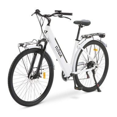 Nilox NXEBJ7WH bicicleta eléctrica Blanco Aluminio 71,1 cm (28'') 27,5 kg Litio