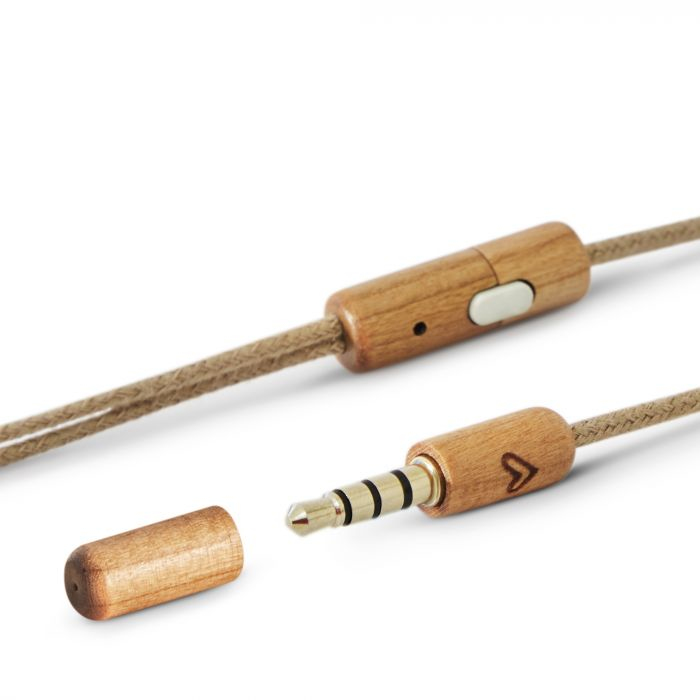 Écouteurs Energy Sistem Eco Cherry Wood – Filaire, Bois Durable, Microphone - vue 2
