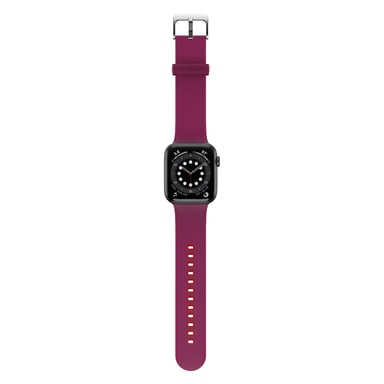 OtterBox Antimicrobial Band Grupo de rock Rosa, Rojo Acero, Silicona
