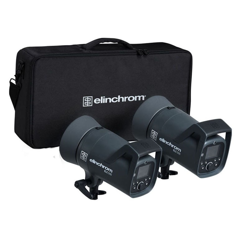 ELINCHROM Kit ELC 500/ ELC 500 + 2 BOL 16CM + SAC Neuf
